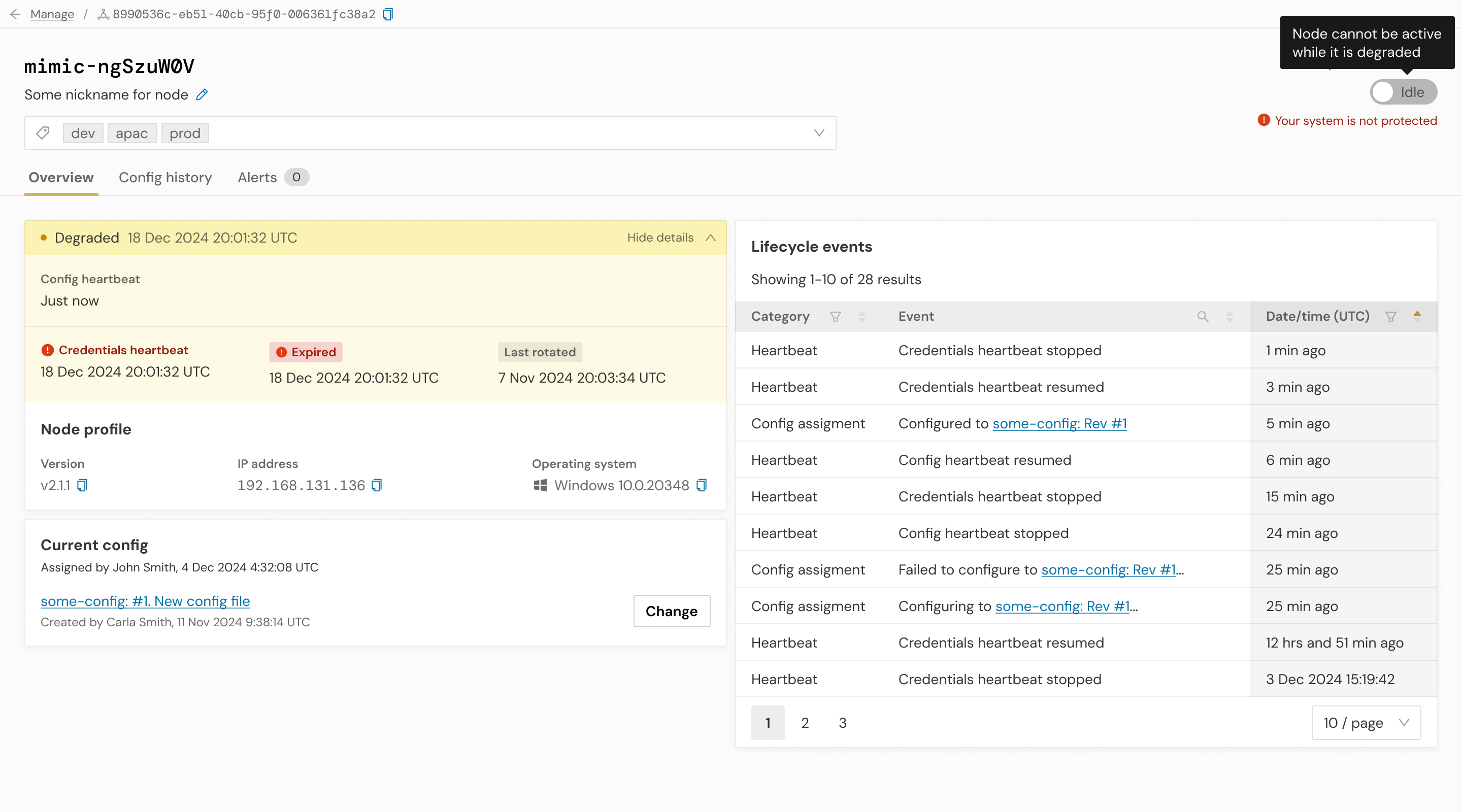 Initial MVP version of Node Details