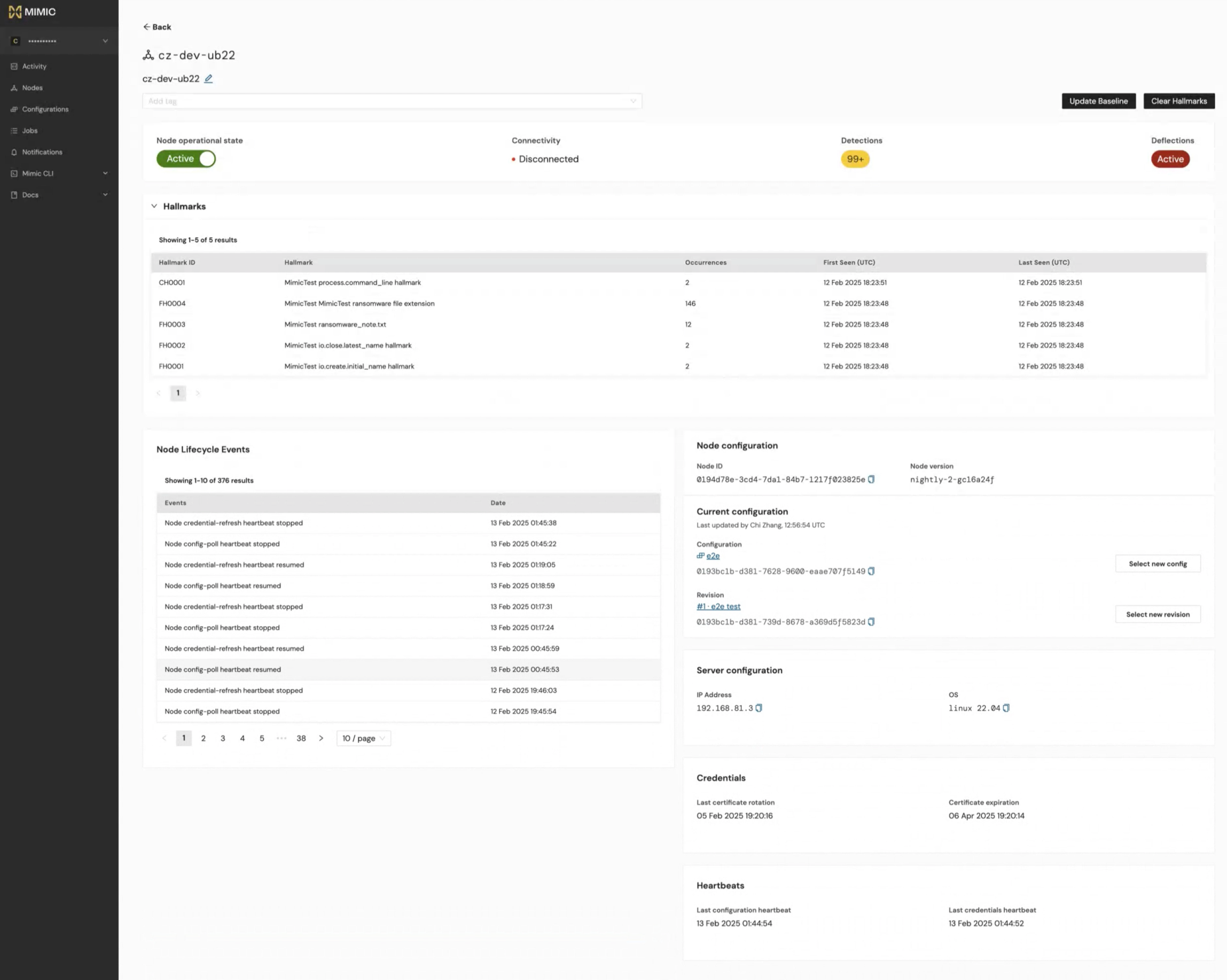 Initial MVP version of Node Details